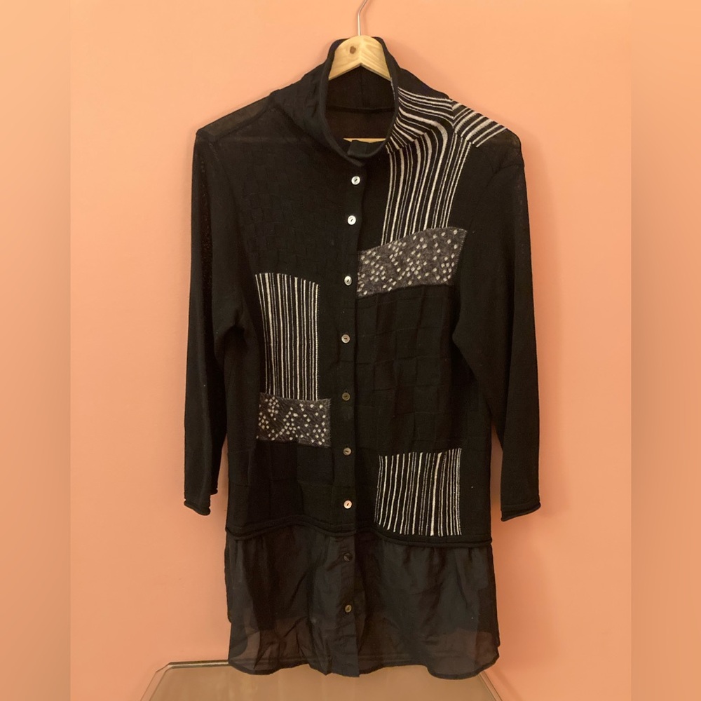 Black Button Down by Yoshi Yoshi by pj